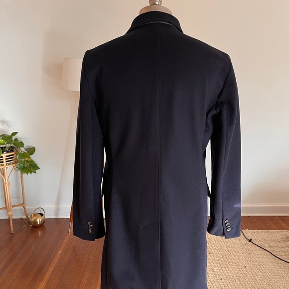 Berkeley Wool Navy Topcoat  (worn once in great condition) - Picture 10 of 10